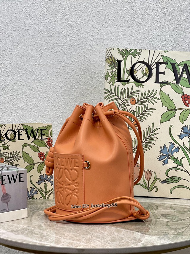 Loewe專櫃新款編織包手提肩背包 羅意威Woven Basket Gingham Bag 型號10133 lyw1472